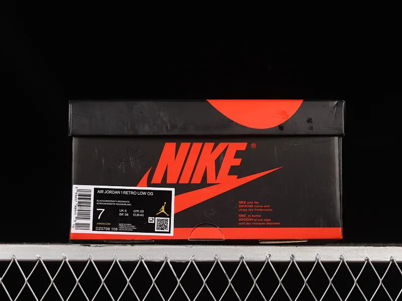 All categories Air Jordan Jordan series basketball shoes Air Jordan 1 Low Z version Air Jordan 1 Low AJ1 Joe 1 black and white red burst pattern low-top cultural basketball shoes DZ0798-108